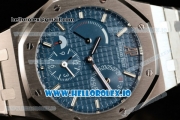 Audemars Piguet Royal Oak Dual Time Chrono Asia Automatic Steel Case Blue Dial With Stick Markers Steel Bracelet