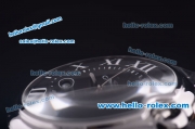 Cartier ballon bleu de Chronograph Quartz Full Case with Black Dial - 7750 coating