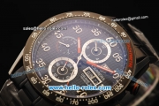 Tag Heuer Carrera Calibre 16 Automatic Movement PVD Case with Black Bezel and PVD Strap