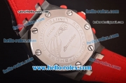 Audemars Piguet Royal Oak Offshore Singapore Grand Prix Chronograph Miyota Quartz PVD Case with Steel Bezel and Red Dial