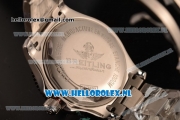 Breitling SuperOcean 2824 Auto Steel Case with Black Dial and Steel Bracelet - 1:1 Origianl (GF)