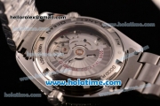 Omega Seamaster Planet Ocean GMT Swiss ETA 2824 Automatic Steel Case/Strap with Black Dial and Stick Markers (BP)