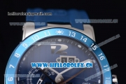 Ulysse Nardin Executive Dual Time & Big Date Asia ST25 Automatic Steel Case Blue Dial Blue Bezel and Blue Rubber Strap