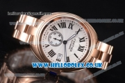 Cartier Cle de Cartier Asia ST16 Automatic Rose Gold Case with White Dial Rose Gold Bracelet and Roman Markers
