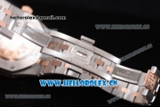 Audemars Piguet Royal Oak Clone AP Calibre 3120 Automatic Two Tone Case/Bracelet with Silver Dial and Stick Markers (JF)