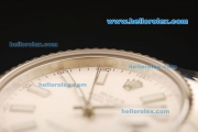 Rolex Datejust II Swiss ETA 2836 Automatic Movement Full Steel with White Dial and White Stick Markers