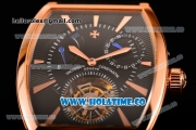 Vacheron Constantin Malte Tourbillon Power Reserve Swiss Tourbillon Manual Winding Rose Gold Case with Black Dial and Stick Markers