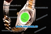 Rolex Sky-Dweller Asia Automatic Two Tone Case/Bracelet with Roman Numeral Markers and Brown Dial