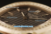 Patek Philippe Nautilus Swiss ETA 2824 Automatic Steel Case with Diamond Bezel and Grey Dial-Steel Strap 1:1 Original