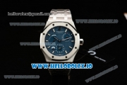 Audemars Piguet Royal Oak Dual Time Chrono Asia Automatic Steel Case Blue Dial With Stick Markers Steel Bracelet