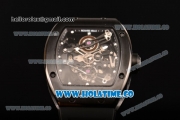 Richard Mille RM 038 Asia Automatic PVD Case with Skeleton Dial and Black Rubber Strap