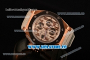 Audemars Piguet Royal Oak Offshore Clone AP Calibre 3126 Automatic Rose Gold with Grey Dial and Arabic Numeral Markers- PVD Bezel (EF)