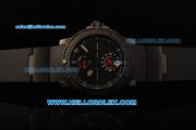Ulysse Nardin Marine Diver Chronometer Automatic Movement Power Reserve PVD Case with Black Dial and Black Rubber Strap Ulysse Nardin Marine Diver Chronometer Automatic Movement Power Reserve PVD Case with Black Dial and Black Rubber Strap