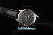 IWC Schaffhausen Automatic Movement with Black Dial