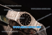 Audemars Piguet Royal Oak Lady Miyota Quartz Steel Case with Black Dial and Steel Bracelet (EF)