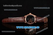 IWC Portuguese Tourbillon Hand-Wound Metropolitan Boutique Edition Swiss Tourbillon Manual Winding Rose Gold Case with Black Dial and Arabic Numeral Markers (FT)