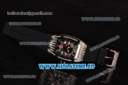 Richard Mille RM 007 Miyota 9015 Automatic PVD/Diamonds Case with Skeleton Dial and White Arabic Numeral Markers (K)