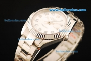 Rolex Datejust II Rolex 3135 Automatic Movement Full Steel with White Dial and Blue Arabic Numerals