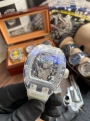 Richard Mille Tourbillon RM056 & RM 56-02 Snow Glass Full Transparent 1:1 High Quality Replica Watch (EUR)