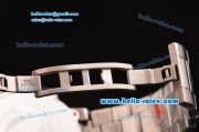 Emporio Armani Chrono Miyota OS20 Quartz Steel Case with Steel Strap White Dial
