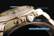 Rolex Daytona Chronometer Automatic Movement Steel Case with Diamond Dial and Diamond Bezel