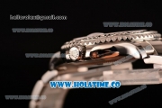 Rolex Yachtmaster I Clone Rolex 3135 Automatic Full Steel with Silver Dial and White Markers (J12)