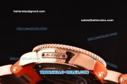 Ulysse Nardin Maxi Marine Diver Asia ST25 Automatic Rose Gold Case with Orange Rubber Strap and Orange Dial