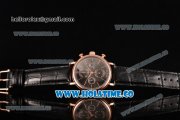 IWC Portofino Chrono Swiss Valjoux 7750 Automatic Rose Gold Case with Black Dial and Rose Gold Stick Markers
