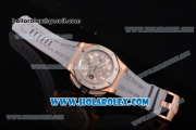 Audemars Piguet Royal Oak Offshore Chronograph Lebron James Clone AP Calibre 3126 Automatic Rose Gold Case with Grey Dial and Grey Rubber Strap - 1:1 Original (JF)