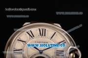 Cartier Ballon Bleu De Tourbillon Asia Automatic Steel Case with White Dial Roman Numeral Markers and Two Tone Bracelet