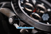 Rolex Daytona Oyster Perpetual Swiss Valjoux 7750 Automatic Movement Full PVD with Black Dial and White Stick Markers