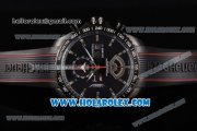 Tag Heuer Grand Carrera Calibre 17 RS3 Miyota Quartz PVD Case with Black Dial Rubber Strap and Stick Markers Tag Heuer Grand Carrera Calibre 17 RS3 Miyota Quartz PVD Case with Black Dial Rubber Strap and Stick Markers