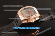 Richard Mille RM 018 Tourbillon Hommage a Boucheron Rose Gold Case 9015 Auto with Skeleton Dial and Black Rubber Strap