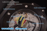 Hublot Big Bang Ayrton Senna Foudroyante Swiss Valjoux 7750 Automatic PVD Case with Ceramic Bezel