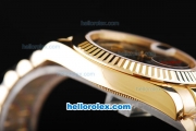 Rolex Day-Date II Automatic Movement Full Gold with Black Dial