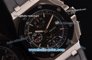 Audemars Piguet Royal Oak Offshore Chronograph Swiss Vljoux 7750-DD Automatic Steel Case with PVD Bezel Black Dial and Stick Markers