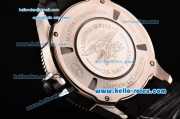 Jaeger LeCoultre Master Compressor Diving Navy Seals Swiss ETA 2836 Automatic Steel Case PVD Bracelet Black Dial with Stick/Numeral Markers