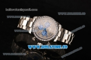 Rolex Daytona Swiss Valjoux 7750 Automatic Full Steel with Diamonds Dial and White Stick Markers (G59)