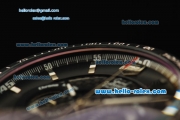 Tag Heuer Grand Carrera Calibre 36 Chronograph Quartz Movement PVD Case with Black Rubber Strap
