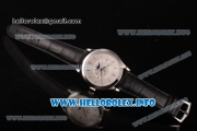 Patek Philippe Grand Complications Perpetual Calendar Miyota Quartz Steel Case with Grey Dial and Silver Stick Markers