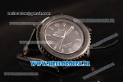 BlancPain Fifty Fathoms Automatique 2824 Auto PVD Case with Black Dial and Black Nylon Strap - 1:1 Origianl (ZF)