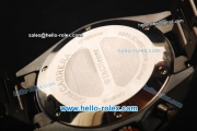 Tag Heuer Grand Carrera Calibre 17 Chronograph Quartz Movement PVD Case with Black Dial and PVD Strap
