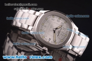 Patek Philippe Nautilus Asia 2824 Automatic Full Steel with Silver Dial and Luminous Markers