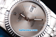 Rolex Datejust Oyster Perpetual with Grey Dial