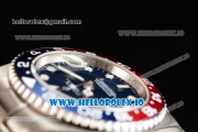 Rolex GTM-Master II 2836 Automatic Steel Case with Blue Dial Dots Markers and Steel Bracelet