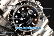 Rolex Submariner Swiss ETA 2836 Automatic Steel Case with Black Dial and Ceramic Bezel - 1:1 Original