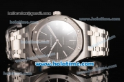 Audemars Piguet Royal Oak Swiss ETA 2824 Automatic Full Steel with Sitck Markers and Black Dial - 1:1 Original Best Version