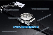 Cartier Calibre de Cartier Diver Swiss ETA 2824 Automatic Steel Case White Dial With Roman Numeral Markers Black Rubber Strap