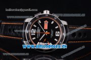 Chopard Mille Miglia GTS Power Control Miyota OS2035 Quartz Steel Case Black Dial Black Leather Strap and PVD Bezel Chopard Mille Miglia GTS Power Control Miyota OS2035 Quartz Steel Case Black Dial Black Leather Strap and PVD Bezel