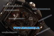 Hublot MP-06 Senna Chrono OS20 Quartz Rubber Case with Skeleton Dial and Black Rubber Strap